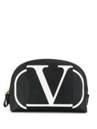Valentino Valentino Garavani Logo Pouch - Black