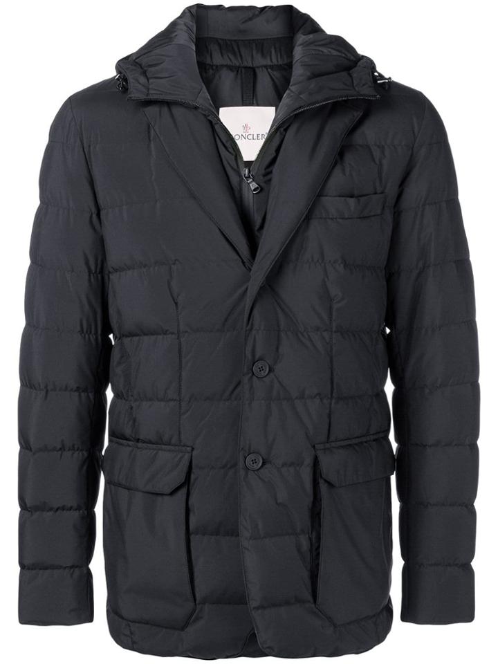 Moncler Padded Long Sleeved Jacket - Blue