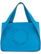 Stella Mccartney Perforated Logo Tote - Nude & Neutrals