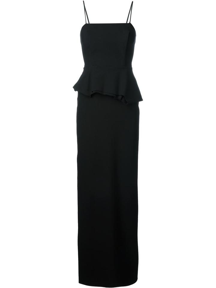 Chalayan - Peplum Corset Dress - Women - Polyamide/polyester/spandex/elastane/viscose - 42, Black, Polyamide/polyester/spandex/elastane/viscose
