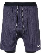 Nike Dropped Crotch Shorts - Pink & Purple