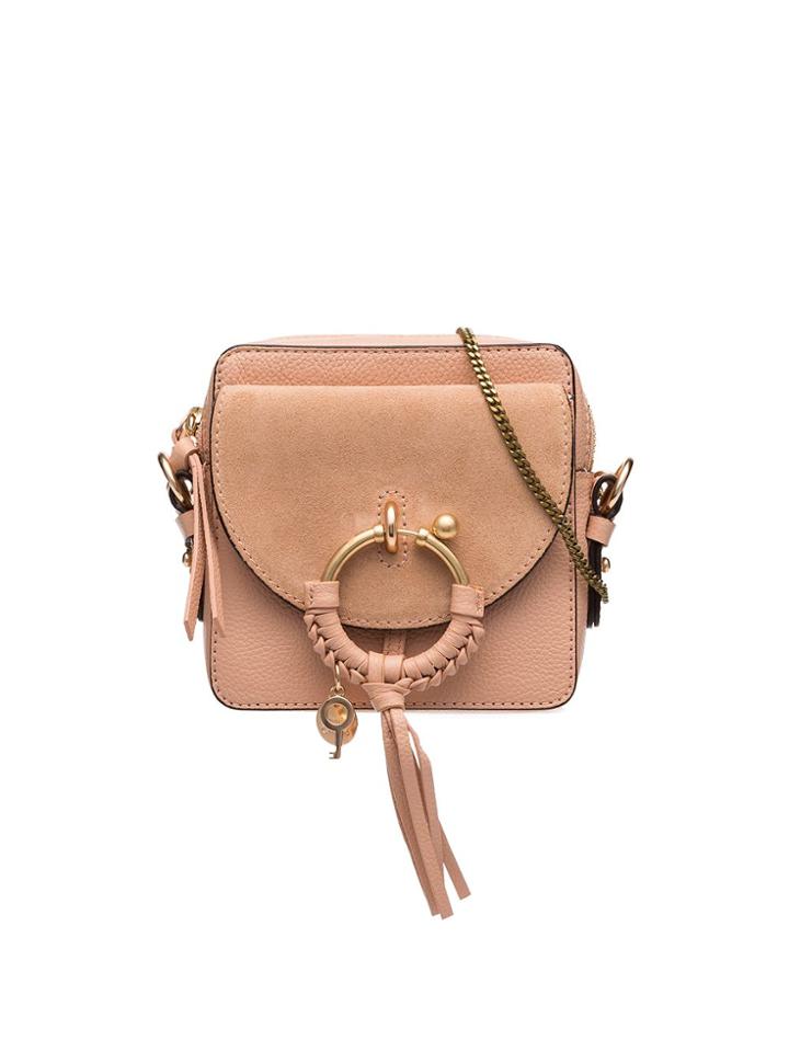 Chloé Sbc Joan Camera Sde Lthr Xbdy - Neutrals