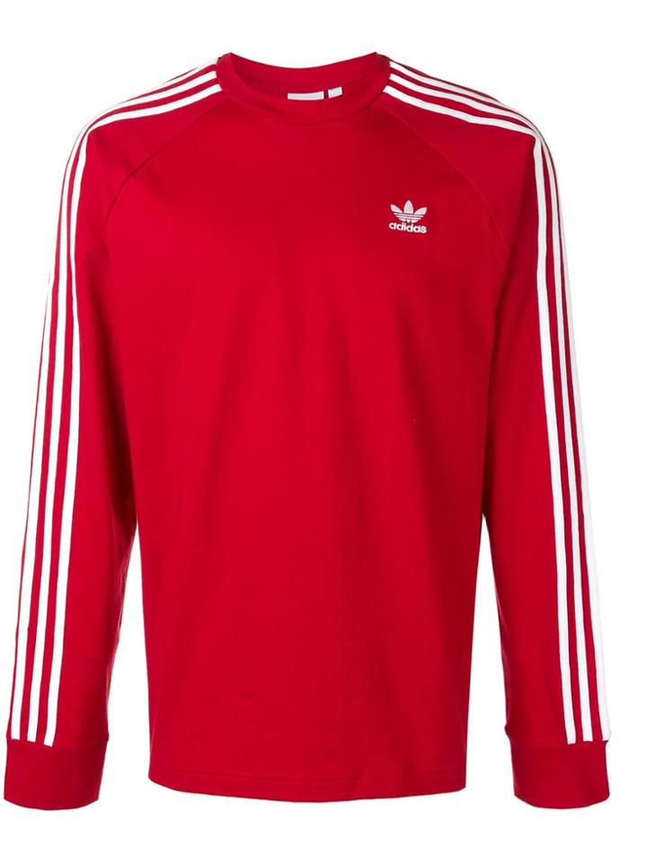 Adidas Tri-stripe T-shirt - Red