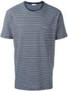 Sunspel Striped T-shirt, Men's, Size: Large, Blue, Cotton