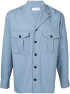 Cerruti 1881 - Chest Pockets Shirt - Men - Spandex/elastane/virgin Wool - 40, Blue, Spandex/elastane/virgin Wool
