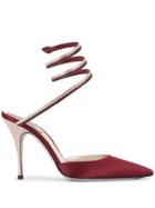 René Caovilla Cleo Pointed Pumps - Red