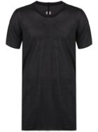 Rick Owens Basic Silk T-shirt - Black