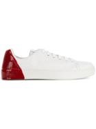 Premiata Contrasting Heel Sneakers - White