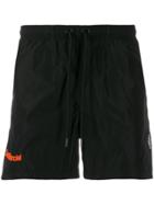 Marcelo Burlon County Of Milan Confidential Track Shorts - Black