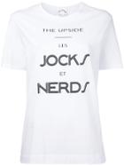 The Upside Jocks And Nerds Print T-shirt - White