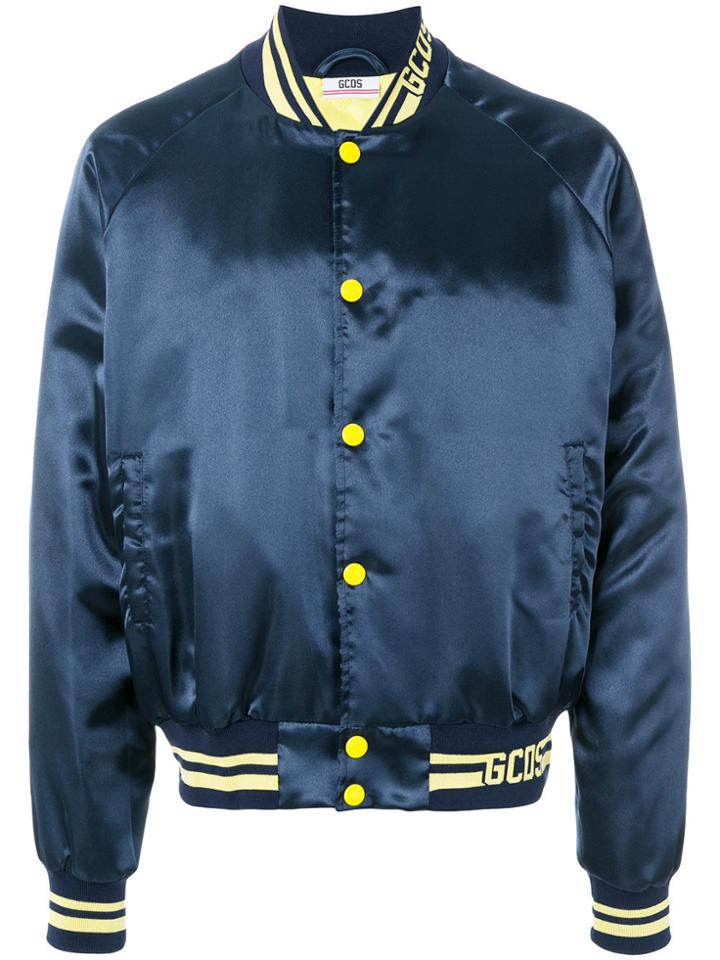 Gcds Sea Riously Bomber Jacket - Blue