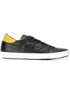 Philippe Model Classic Sneakers, Men's, Size: 45, Black, Leather/cotton/rubber