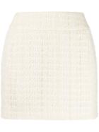 Alexandre Vauthier Tweed Mini Skirt - Neutrals