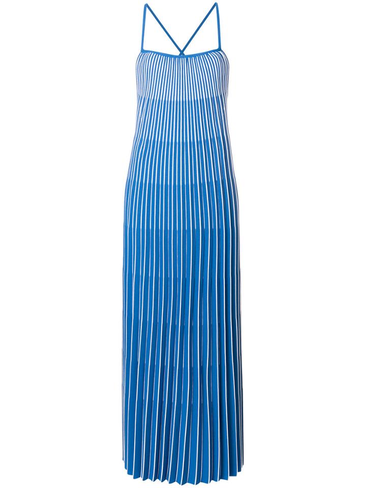 Mrz Open Back Knitted Dress - Blue