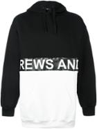 Andrea Crews Split Logo Hoodie, Men's, Size: Medium, Black, Cotton/polyester