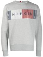 Tommy Hilfiger Branded Sweater - Grey