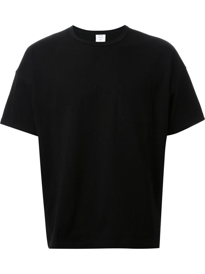 Mr. Gentleman Pocket T-shirt, Men's, Size: L, Black, Cotton
