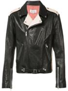 Maison Margiela Zipped Jacket, Men's, Size: 50, Black, Leather/viscose