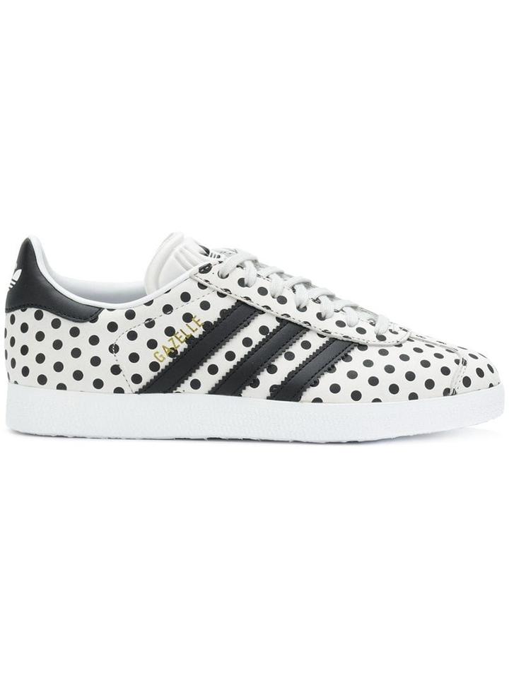 Adidas Adidas Originals Gazelle Polka Dot Sneakers - White