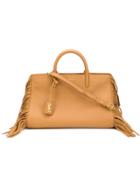 Saint Laurent Small 'rive Gauche' Tote - Brown