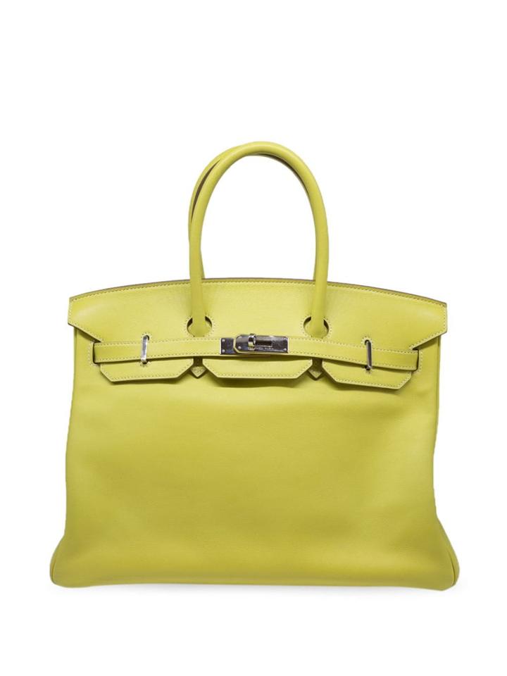 Hermès Vintage 2012's Limited Edition Candy 35cm Birkin Bag - Green