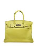 Hermès Vintage 2012's Limited Edition Candy 35cm Birkin Bag - Green