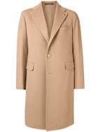 Tagliatore Single-breasted Fitted Coat - Brown