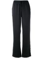 P.a.r.o.s.h. Safira Trousers, Women's, Size: Large, Black, Silk/spandex/elastane