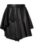 Drome Asymmetric Layered Skirt - Black