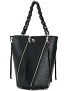 Proenza Schouler Medium Zippered Hex Bucket Bag - Black