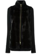 Liska Cashmere Panel Jacket - Black