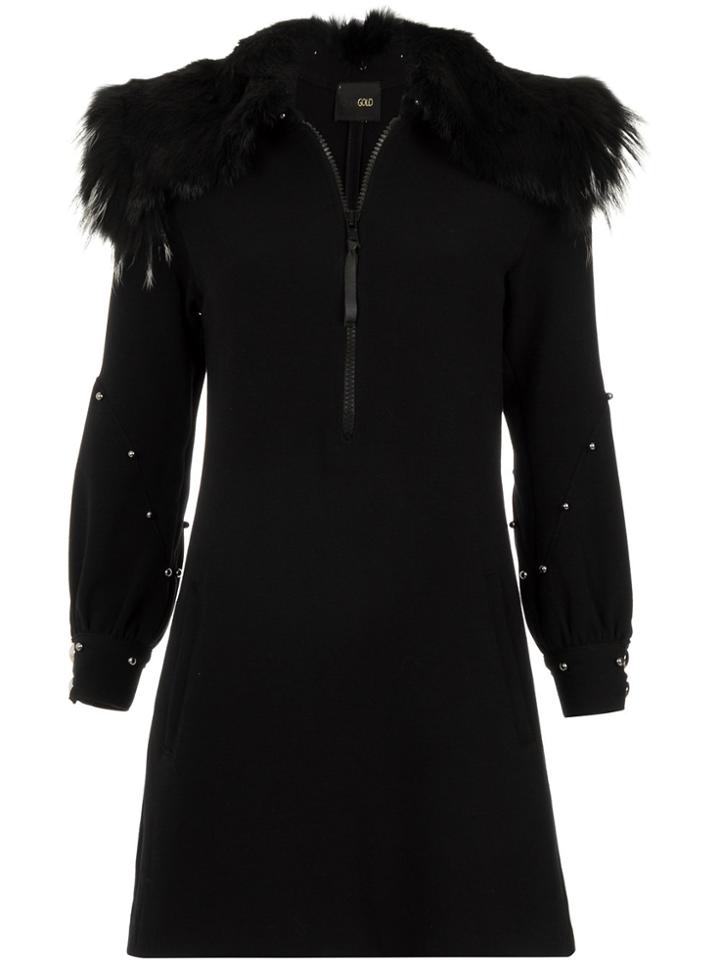 Andrea Bogosian Embellished A-line Dress - Black