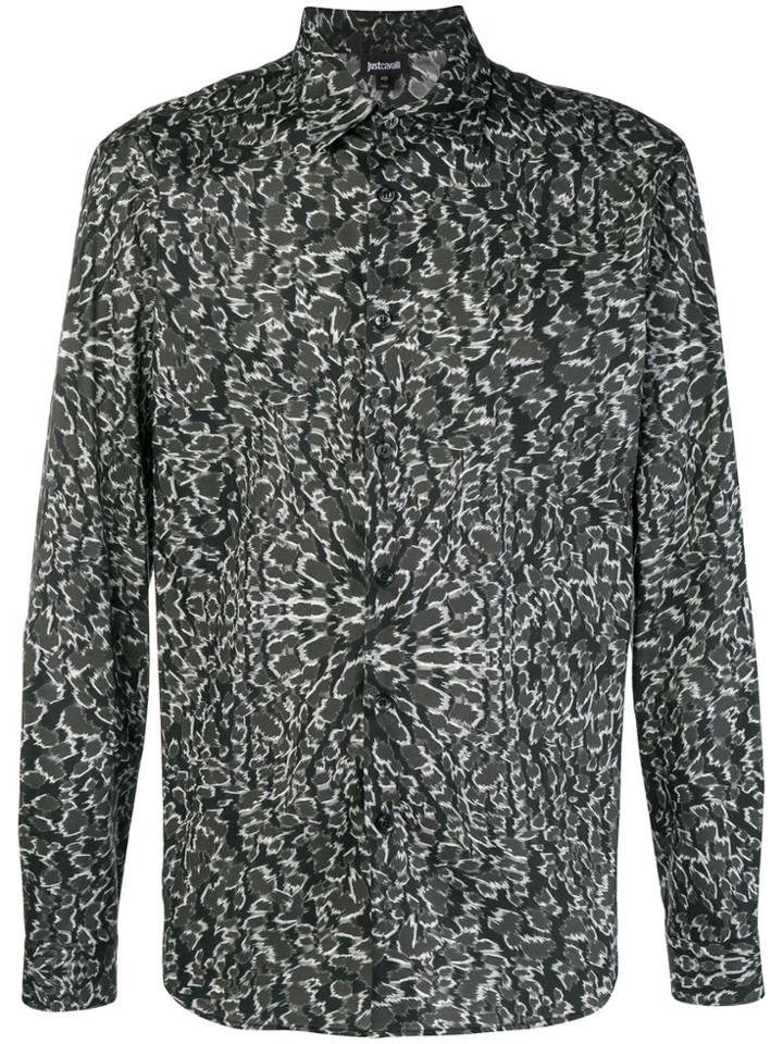 Just Cavalli Illusion Effect Shirt - Black