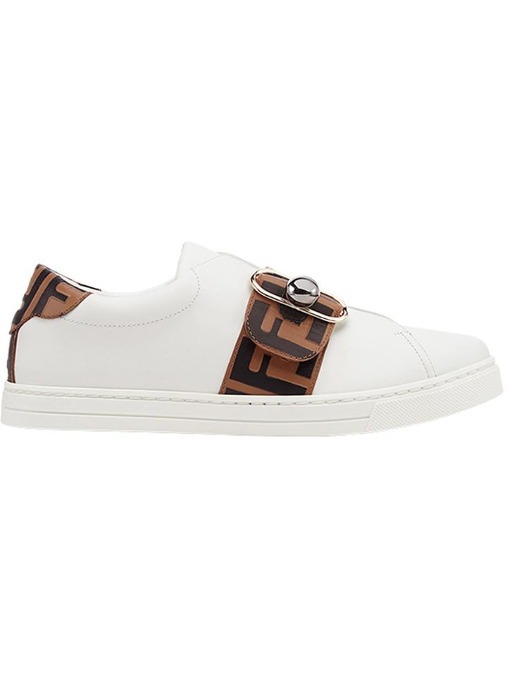 Fendi Ff Band Sneakers - White
