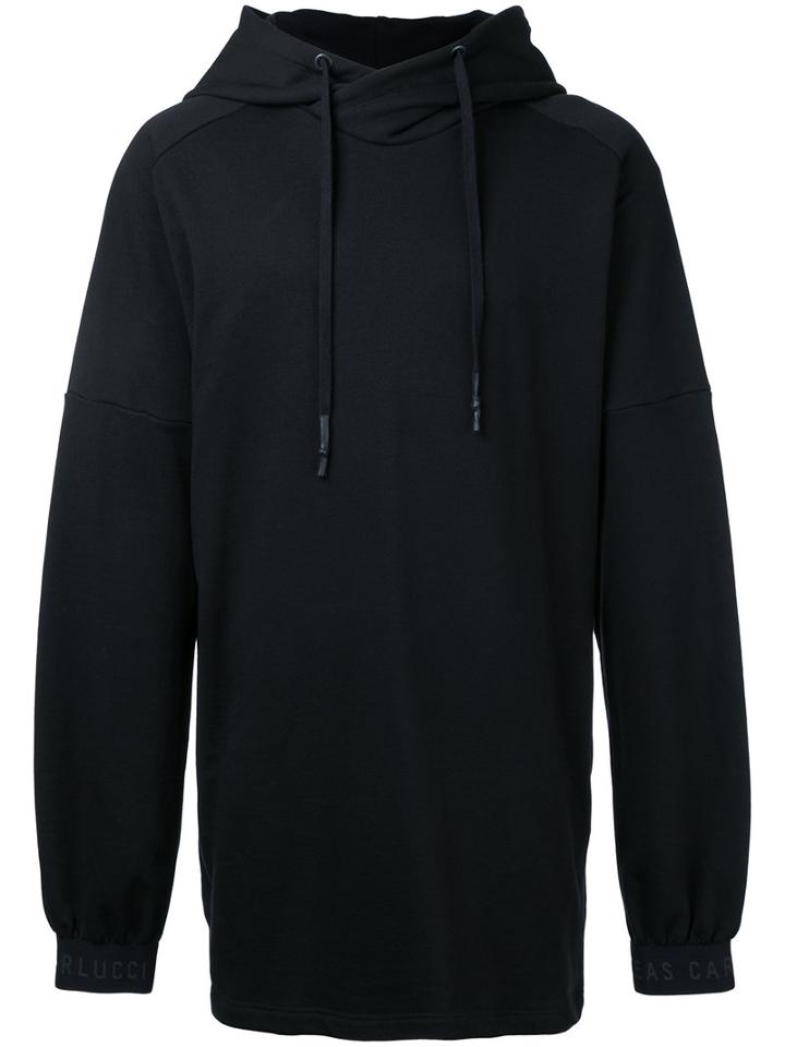 Strateas Carlucci - Holster Hoodie - Men - Cotton - M, Black, Cotton