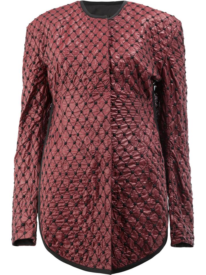 Litkovskaya Quilted Fitted Jacket - Red
