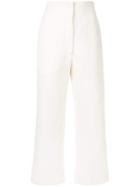 Racil Tailored Cropped Trousers - White