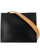 Danse Lente Contrast Strap Shoulder Bag - Black