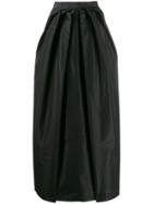 Moschino Pre-owned Draped Maxi Skirt - Black