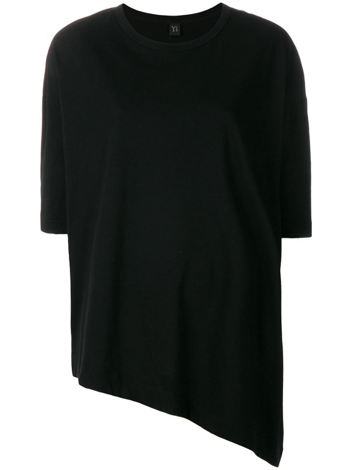 Y's Round Neck T-shirt - Black