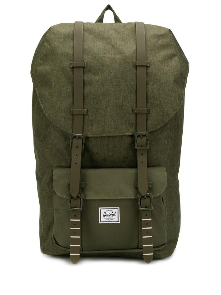 Herschel Supply Co. Little America Canvas Backpack - Green