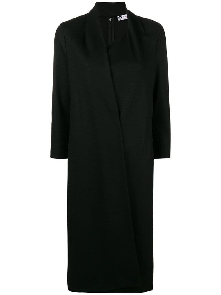 Lanvin Asymmetric Shift Dress - Black