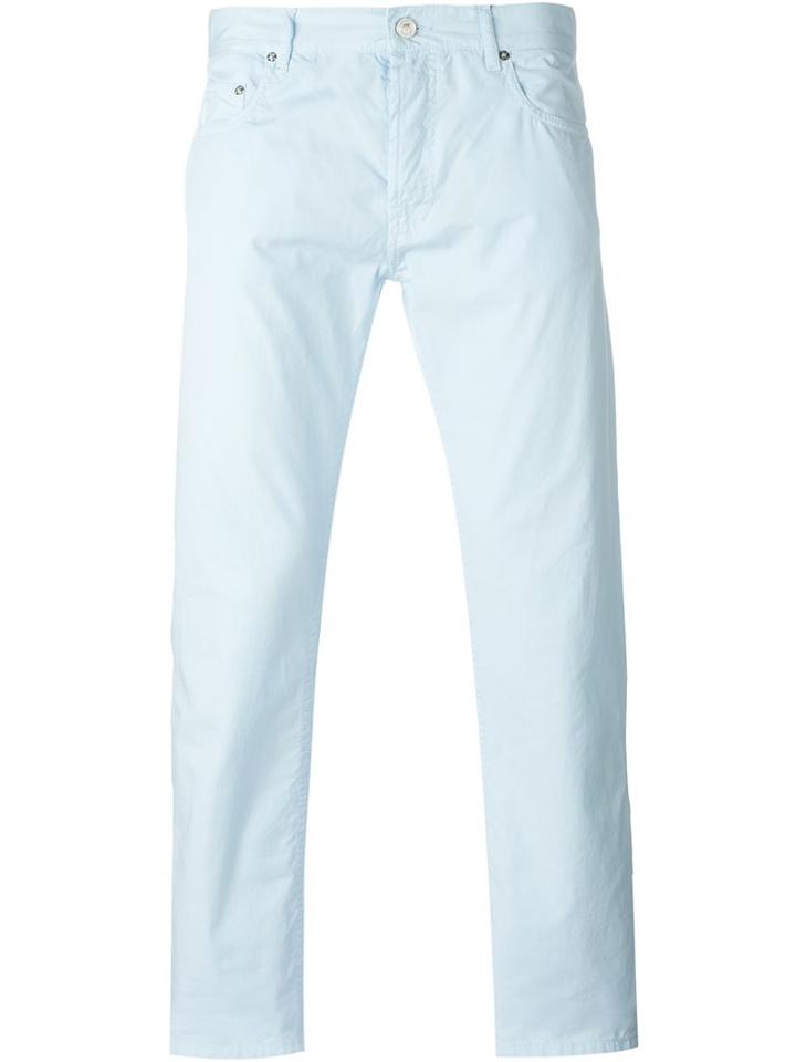Kenzo Classic Chinos, Men's, Size: 31, Blue, Cotton
