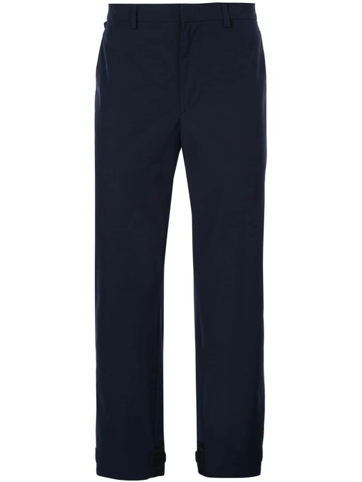 Prada Ankle Grazer Trousers - Black