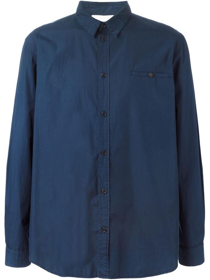 Henrik Vibskov Nikolaj Shirt, Men's, Size: L, Blue, Cotton