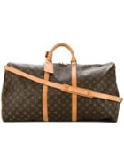 Louis Vuitton Vintage Keepall Bandouliere 60 Duffle Bag - Brown
