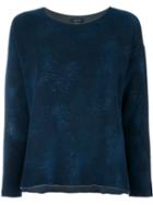 Avant Toi Blurry Pattern Sweatshirt