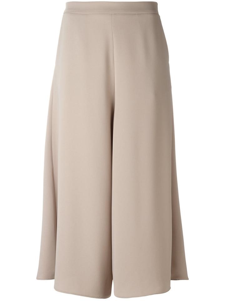 P.a.r.o.s.h. Cropped Trousers, Women's, Size: Medium, Nude/neutrals, Polyester