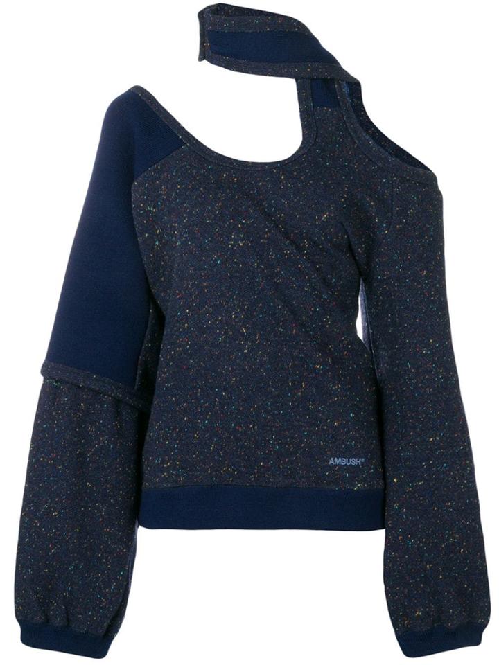 Ambush Cut-out Oversized Jumper - Blue