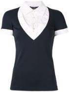 Salvatore Ferragamo Pre-owned Pleated Detail Layered Top - Blue